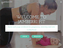 Tablet Screenshot of jamberrifit.com